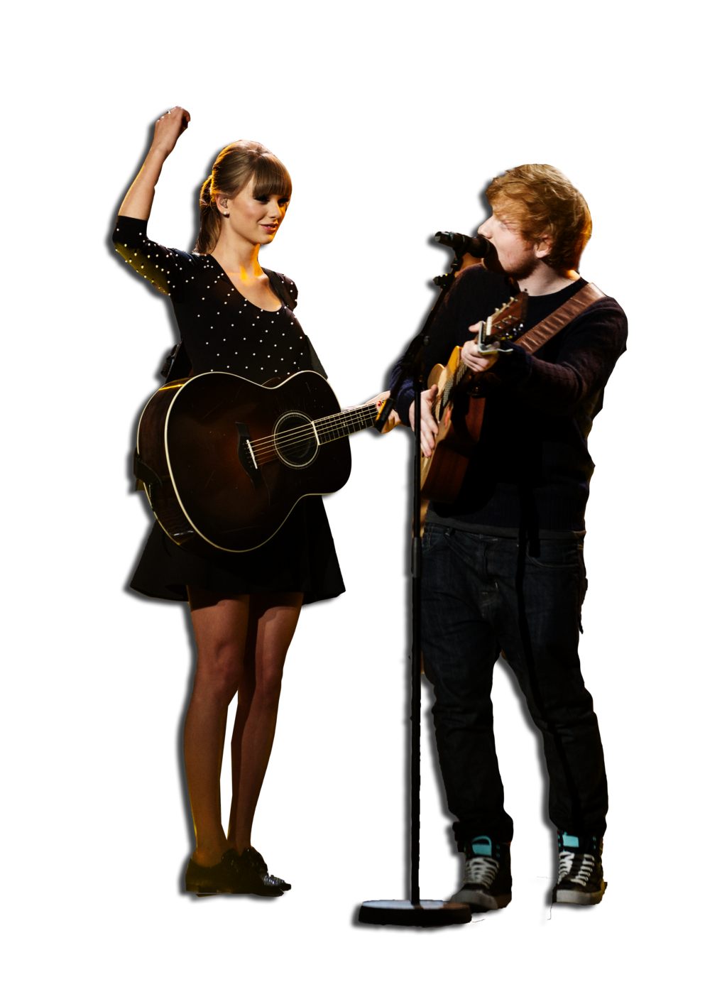 1024x1414 Taylor Swift And Ed Sheeran Png