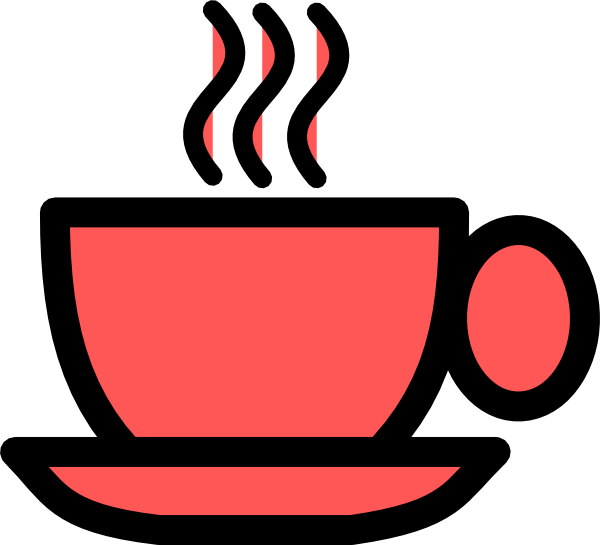 600x545 Red Tea Cup Clip Art