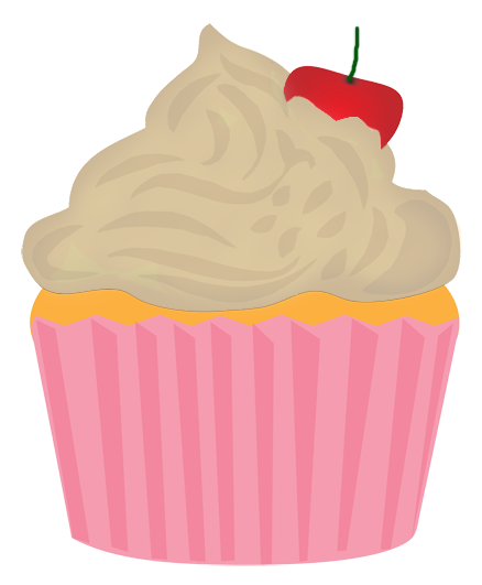 438x531 Tea Party Clipart Cupcake