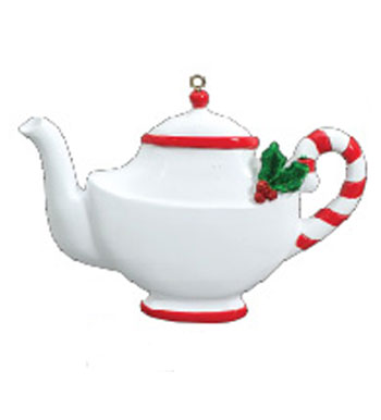350x386 Tea Pot Personalized Christmas Ornament