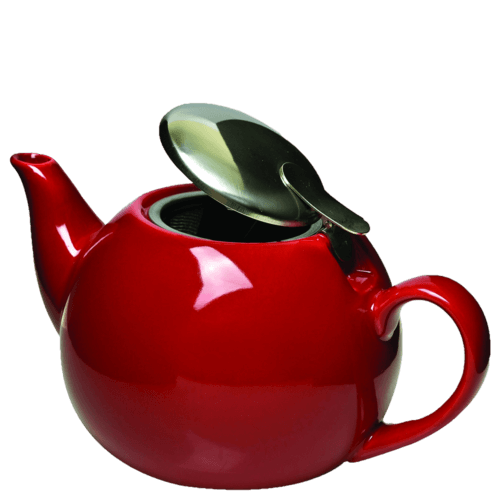 500x500 Hammered 36 Oz. Cast Iron Teapot