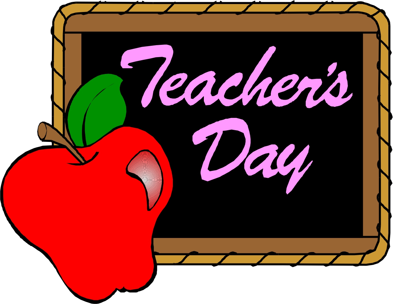 Teacher Apple Clipart | Free download on ClipArtMag