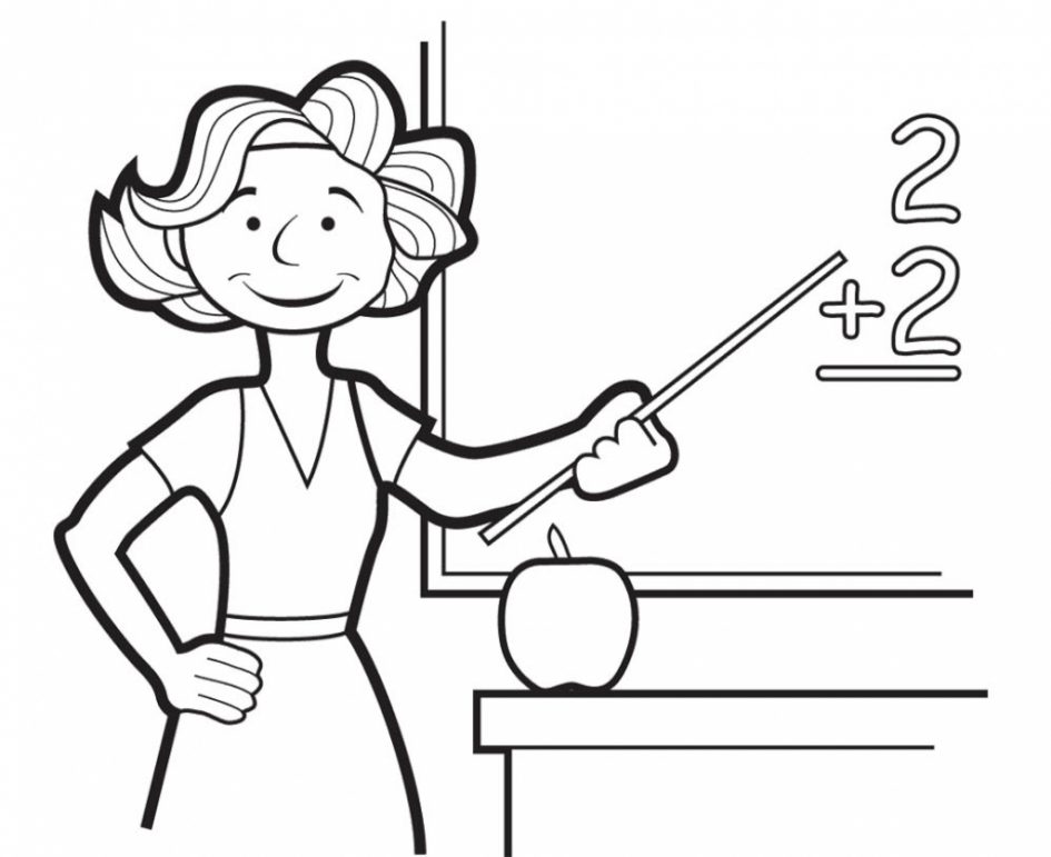 945x771 Download Coloring Pages Teacher Coloring Pages Best Teacher