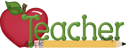 500x193 Word Teacher Clipart