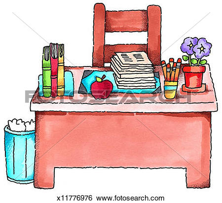 450x412 Table Clipart Teacher'S