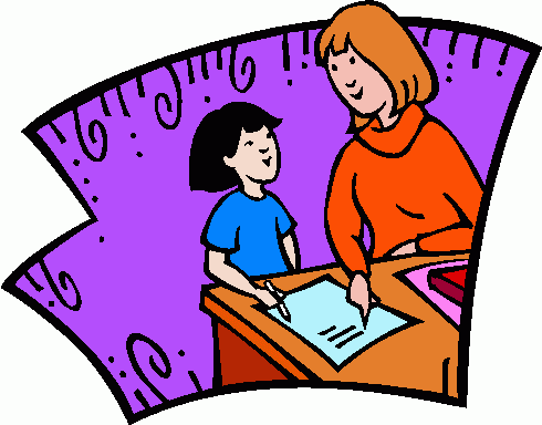 490x384 Teacher Teaching Student Clipart