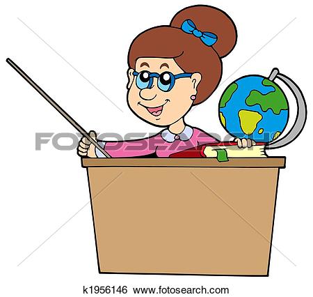 450x426 Clipart Teacher Desk
