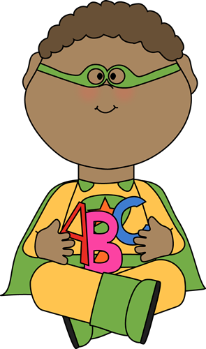 295x500 Superhero Clip Art For Teachers Superhero With Alphabet Letters