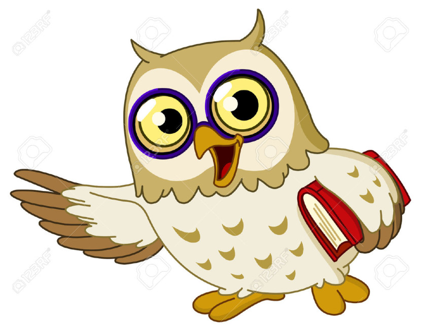 830x653 Smart Owl Clip Art