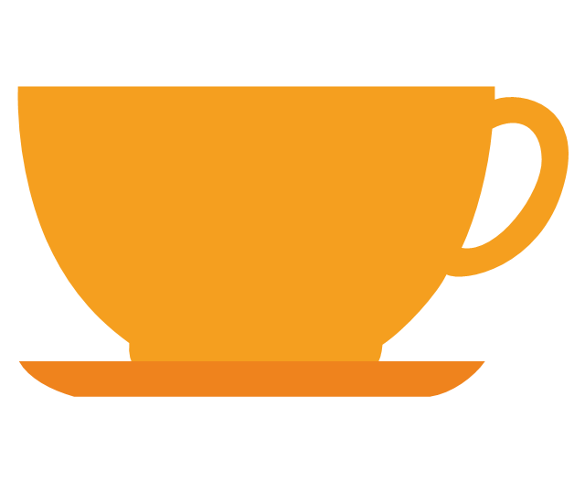 640x527 Teacup Clipart Orange