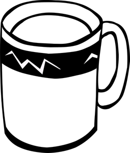 Teacup Clipart Black And White