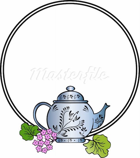 485x550 Teapot Border Clip Art Cliparts