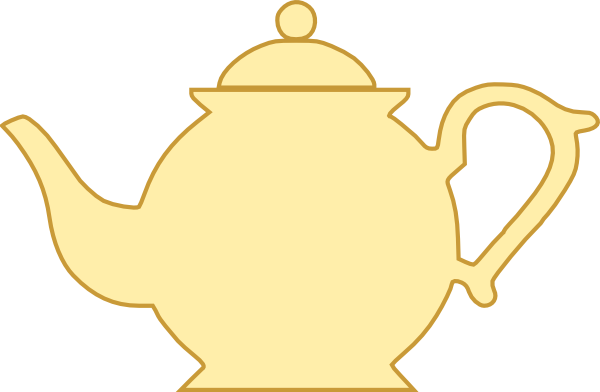 600x392 Teapot Tea Cup Clipart