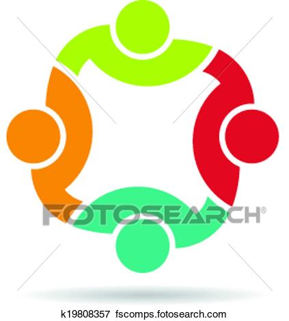 423x470 Clip Art Of Team 4 Congress Logo. K19808357