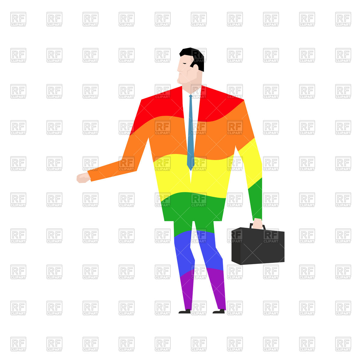 1200x1200 Row Of Rainbow People