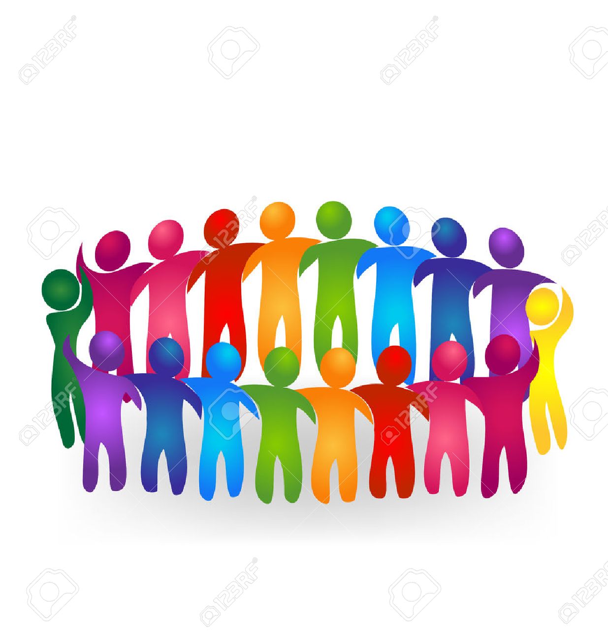 1235x1300 Vector Teamwork Meeting People Logo Royalty Free Cliparts, Vectors