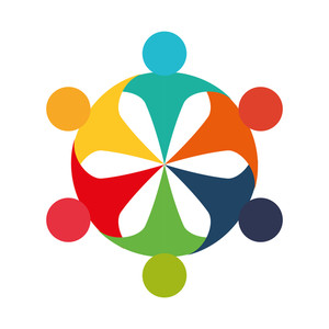 300x300 Teamwork Royalty Free Vectors