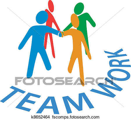 450x410 Clip Art Of Teamwork Hands Icon K15258367