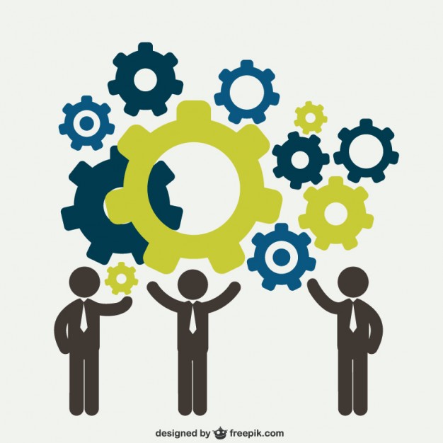 626x626 Teamwork Concept Vector Free Download
