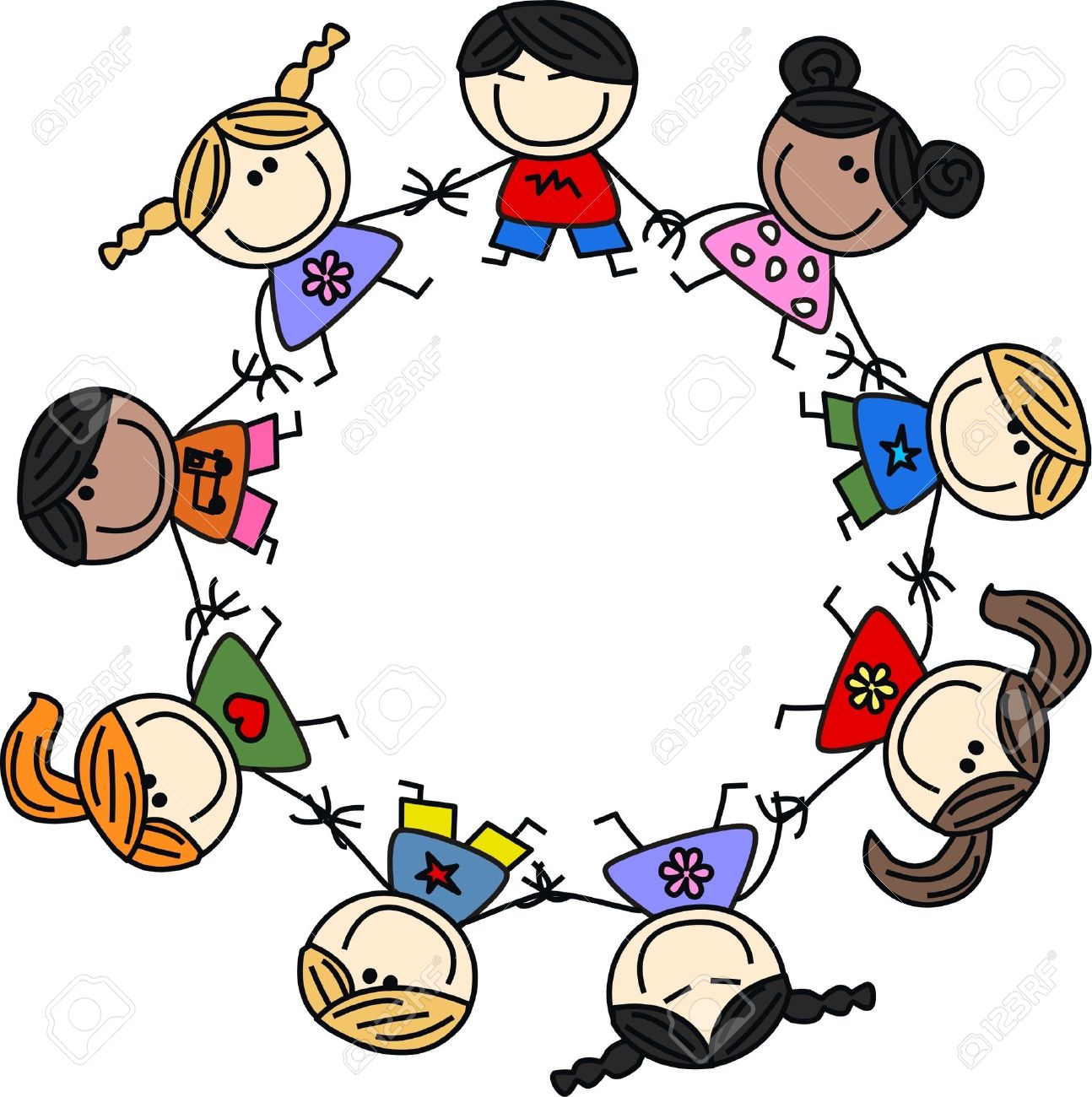 1294x1300 Kids Teamwork Clipart