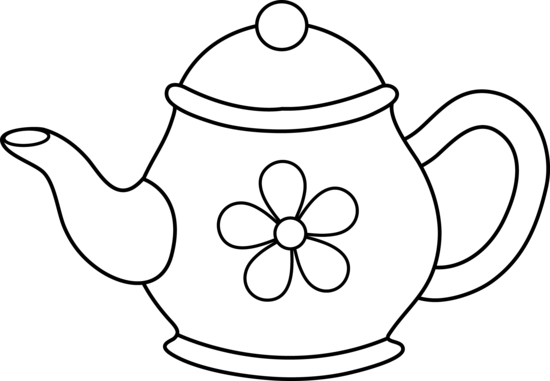 550x381 Teapot Clipart Black And White Clipart Panda