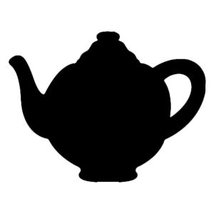 300x300 Black Clipart Teapot