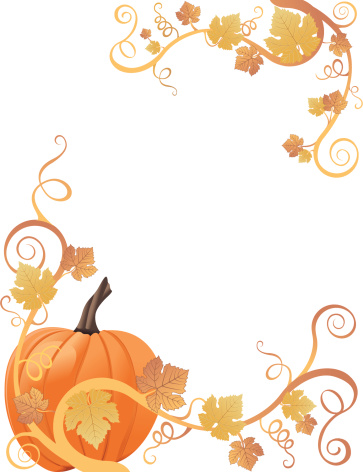 363x472 Pumpkin Borders Cliparts