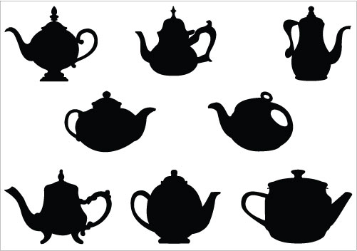 501x352 Tea Cup Teacup Teapot Clipart Black And White Free Images Image