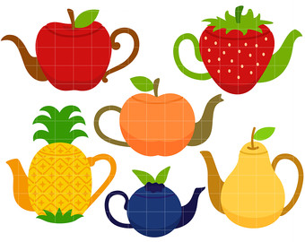 340x270 Teapot Clipart Etsy