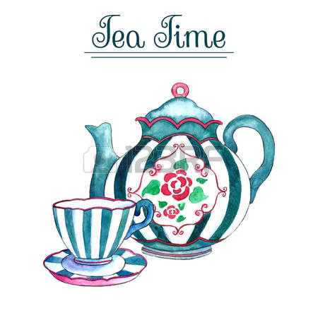 450x450 Teapot Clipart Watercolor