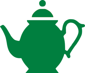 299x258 Turquoise Teapot Clip Art