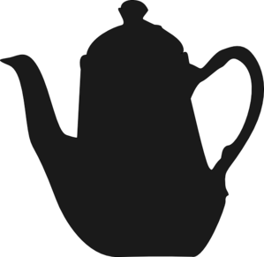 299x291 English Porcelain Teapot Clip Art