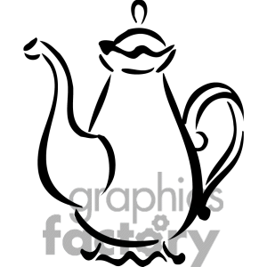 300x300 Teapot Clipart Black And White Clipart Panda