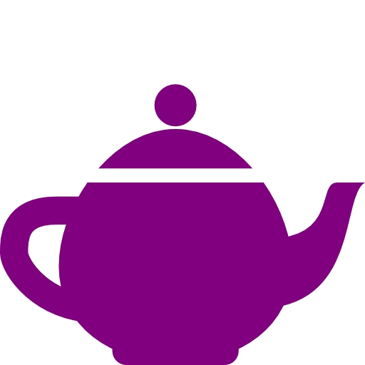 512x512 Teapot Clipart Purple