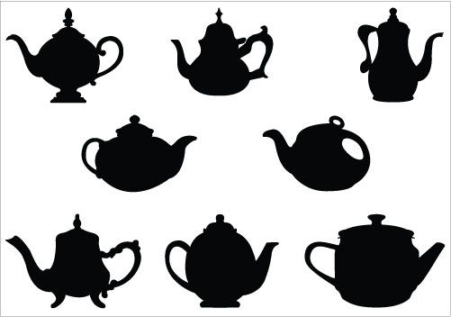 501x352 Tea Cup Clipart Silhouette