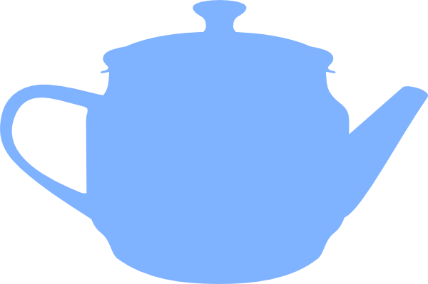 600x399 Teapot Silhouette Clip Art