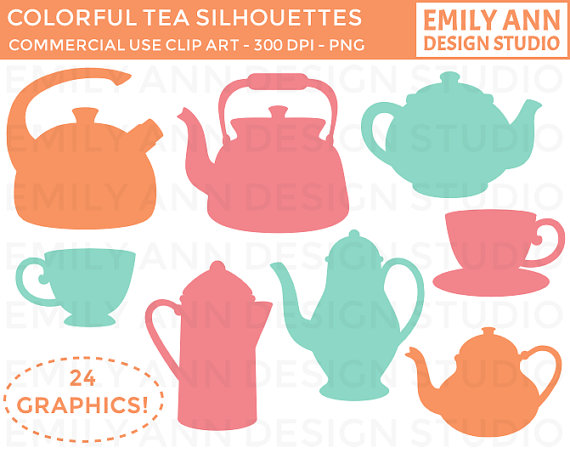 570x453 Teapot Clipart Orange