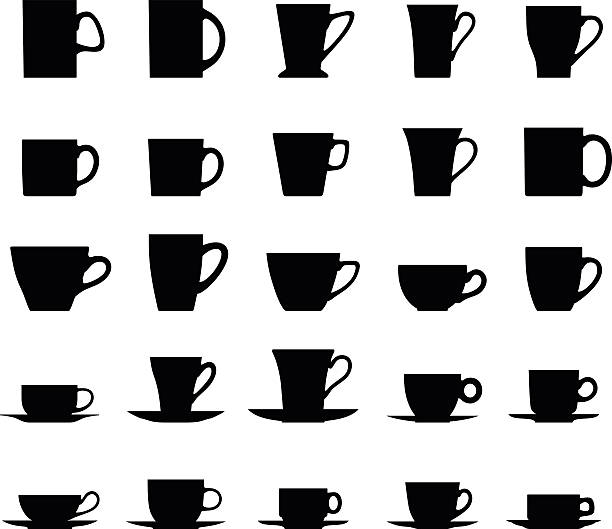 612x529 Clipart Tea Cup Silhouette