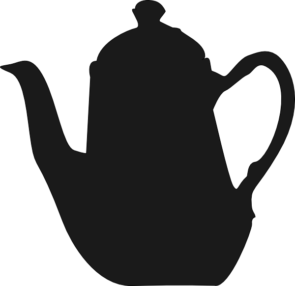 600x583 English Porcelain Teapot Clip Art