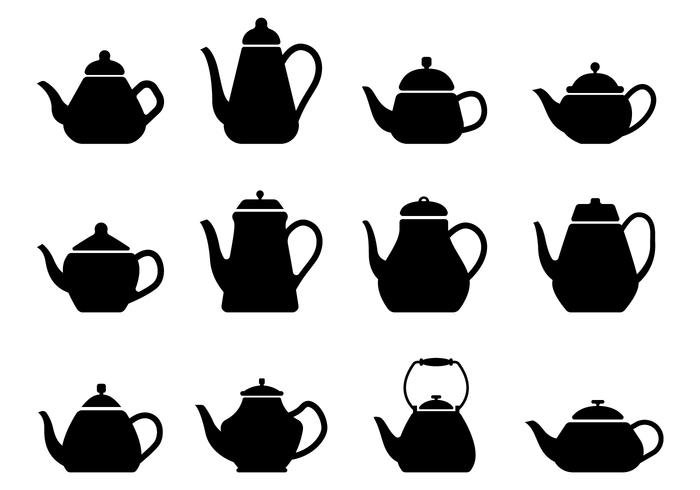 700x490 Free Teapot Silhouette