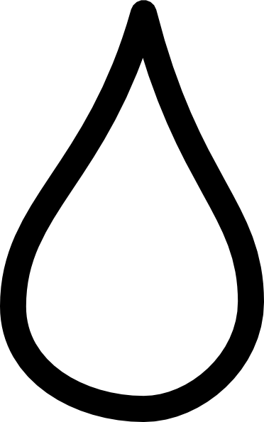 372x595 White Tear Drop Clip Art