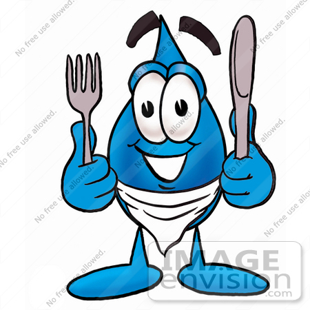 450x450 Cliprt Graphic Of Blue Waterdrop Or Tear Character Holding