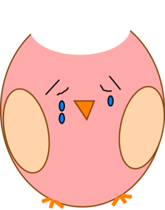 234x299 Sad Owl With Tears Clip Art