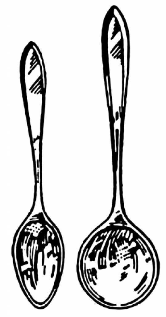 538x1024 Clip Art Spoon Sizes Cliparts