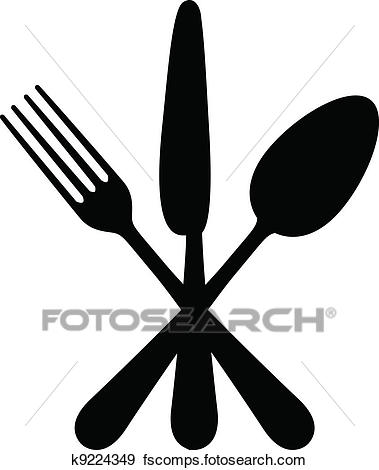 379x470 Clip Art Of Fork, Spoon, Knife. Restaurant Template Menu Design