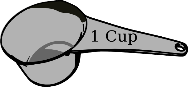 600x280 Sugar Clipart Measuring Cup