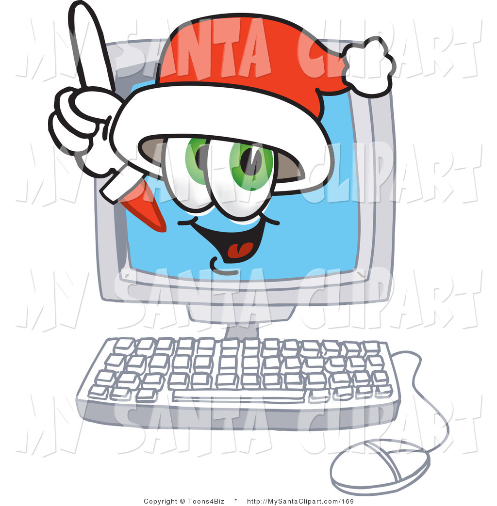 1024x1044 Royalty Free Technology Stock Santa Designs