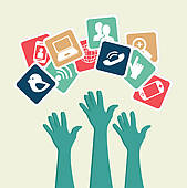 169x170 Clip Art Of Advanced Technology K15809206