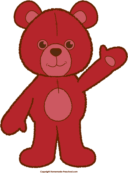 440x594 Teddy Bear Clipart Red