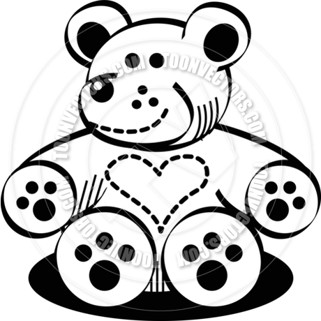 460x460 Cartoon Teddy Bear Vector Illustration By Clip Art Guy Toon
